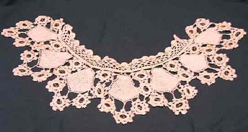 100tos#0844-B-Lace Crocheted Collar