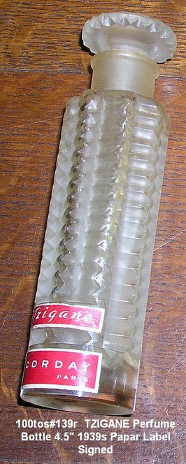 100tos#1394 TZIGANE paperlabelred small perfume