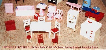 antique small doll furniture for illus only some items already sold