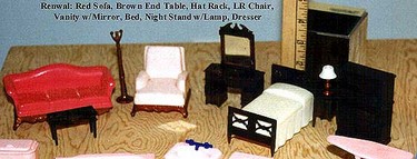 antique doll small doll furniture for illustration some items already sold